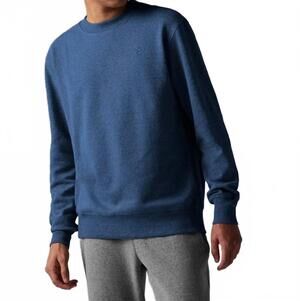 NEW RABBIT go-to long sleeve crewneck pull over sweater in dress blues